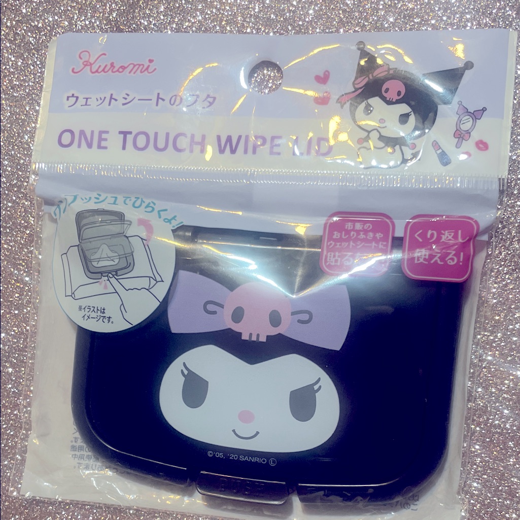 Kuromi One Touch Wipe Lid